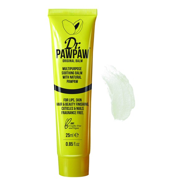 Dr. PAWPAW Multi-Purpose Balm | No Fragrance Balm, For Lips, Skin, Hair, Cuticles, Nails, and Beauty Finishing | 25 ml (Original, 1 Pack)
