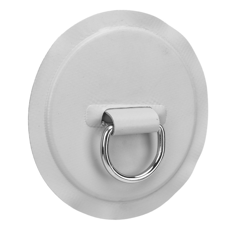4PCS Stainless Steel PVC D Ring Patch with 11.8in Anchor