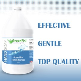 GreenFist Foaming Hand Soap Refills Ocean Mist Scent Foam Refill, (1 Gallon)