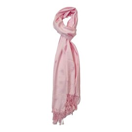 Kiran Fashion Luxury Pashmina Scarf Soft Viscose Plain Wrap Shawl Stole Hijab Many Colours (Nude Pink)