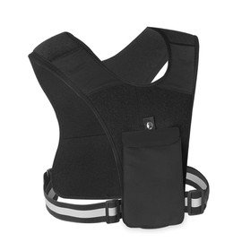 Running Vest Breathable Mobile Phone Vest Bag Running Bag With Adjustable Storage Shoulders Running Vest Gear for Men and Women