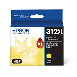 EPSON T312 Claria Photo HD -Ink High Capacity Yellow -Cartridge (T312XL420-S) for select Epson Expression Photo Printers