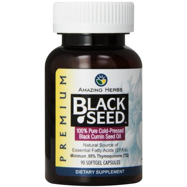 Amazing Herbs Oil Black Seed Prem 500mg