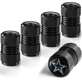 Garegce 5Pcs Valve Caps Car, Tyre Valve Caps Universal Aluminium Metal, Leak-Proof Dust Caps for Car Tyres, Tyre Caps for Cars, Motorcycles - Style 3 Star