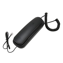 Desktop Landline Phones, Wall Mount Corded Telephone, Classic Retro Wall Phone with Handset and Mute Function for Kitchen, Bathroom, Office, Bar and Cafe, Last Number Redial