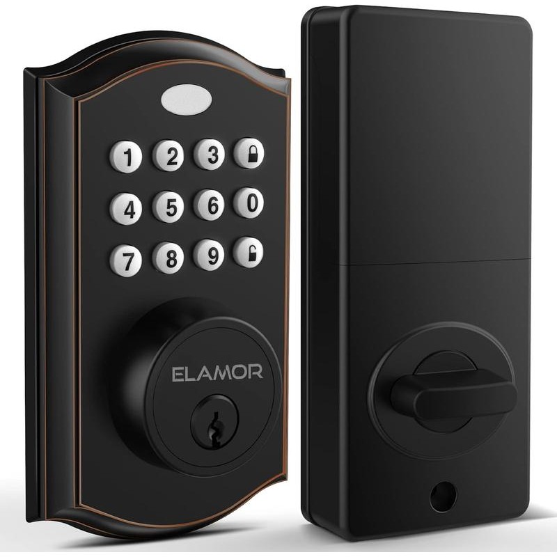 Keyless Entry Door Lock - Electronic Door Lock with Keypad,