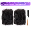 IIFLYDSFA Afro Kinkys Bulk Human Hair 18 Inch 2 Packs