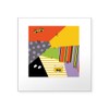 CafePress Spooky Eye Patchwork Sticker Square Bumper Sticker Car Decal