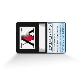 Credit Card Skins 2-Pack Hunter x Hunter License Anime Credit Card Skin | HxH Debit Card Decal Wra