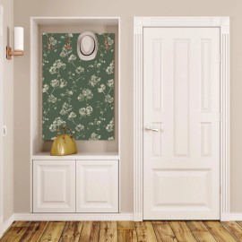 Unbranded Mainstays Sage Green Bleached Floral, Peel and Stick Wallpaper 13.35 sq. ft.