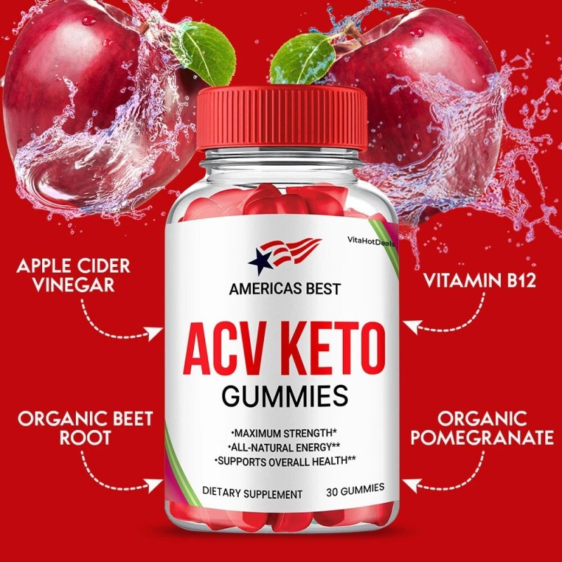 Americas Best ACV Keto Gummies Maximum Strength, Premium Formula (3