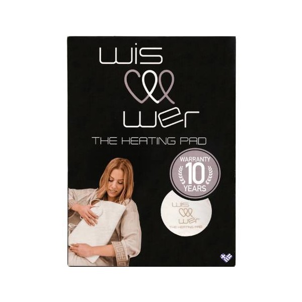 WiseWer Heating Pad in White Color 35x50cm