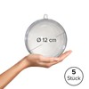 Plastic Ball A502166 Transparent 120 mm Pack of 5 Plastic