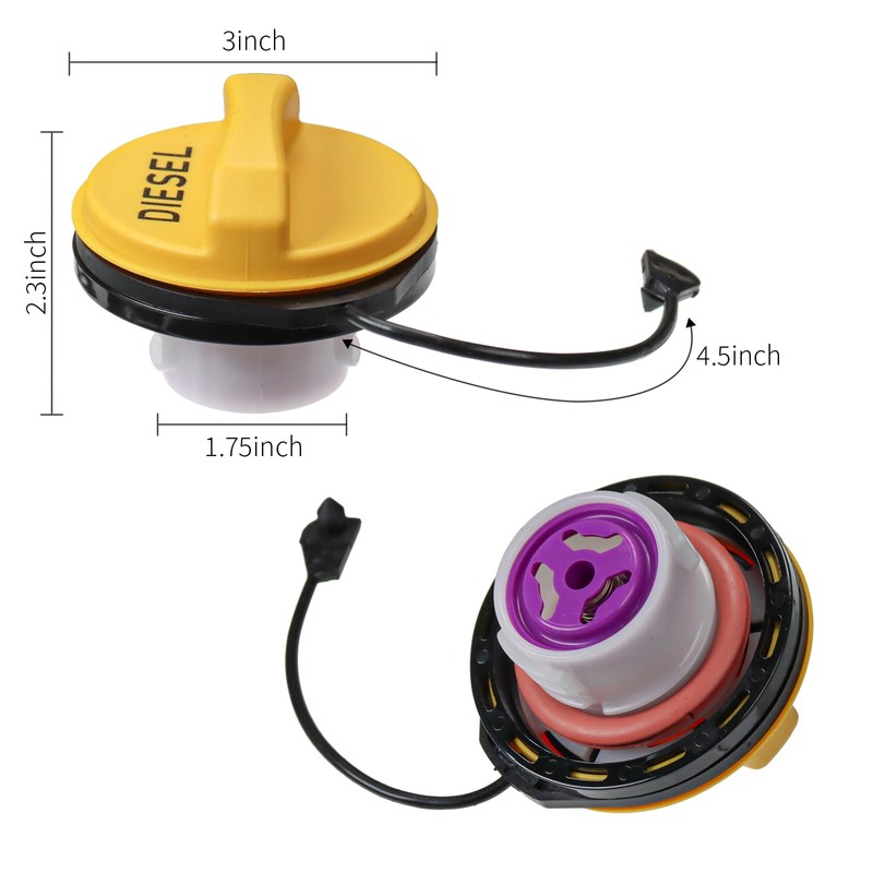 Casoter Car Diesel Fuel Tank Cap Replacement for Range Rover