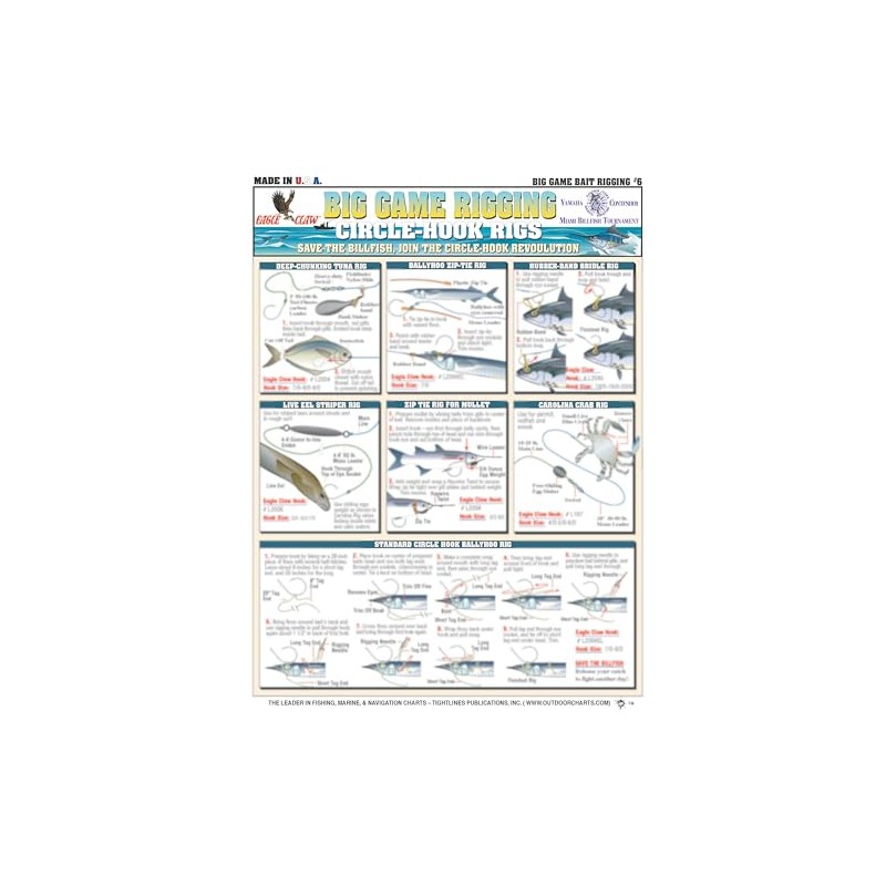 Tightlines Big Game Bait Rigging Circle Hooks 6