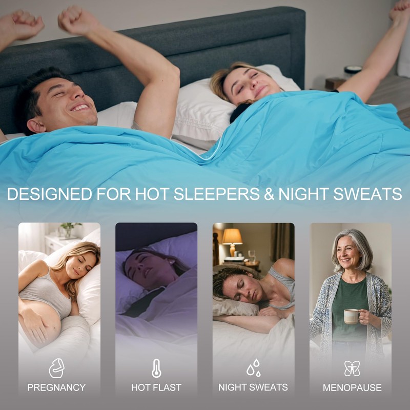 Moonrite Cooling Blanket King/Cal King Size, Q-max > 0.45 Japanese