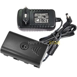 110V/220V 2 Meters AC Adapter Adaptor Power Dummy Battery for Sony NP-F970 F960 F770 F750 F550 for Video Photo LED Light Monitor