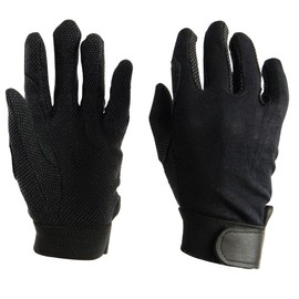 Dublin Womens Track Riding Gloves - Black