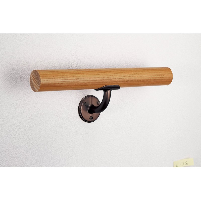 Matsuroku ECLE System Handrail E-Bracket Horizontal Brown EL-11