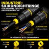 PEBA Cable Connector Waterproof 3-Pin 3-Way IP68 Waterproof Cable Connector