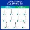 Dremel 729-01 11-Piece Carving & Engraving Rotary Tool Accessories Kit
