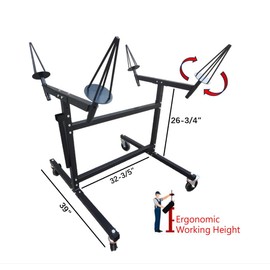 Generic HSW Wheel Paint Stand Rack, Wheel Rim Painting Stand- Heavy Duty, LGJ-1
