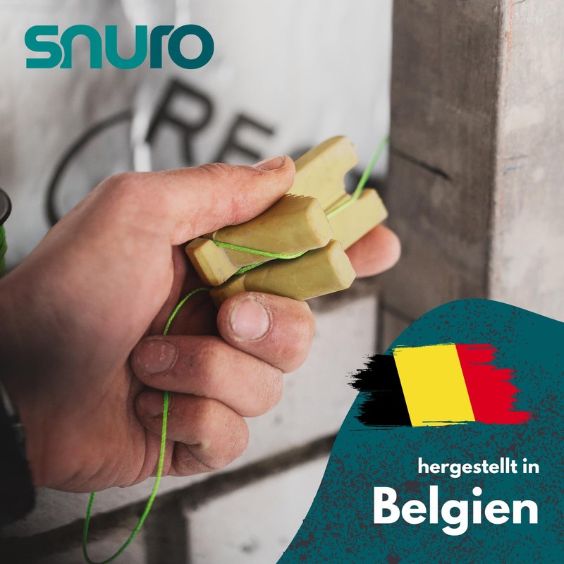 SNURO Nylon Rope (2 mm, 100 m, Yellow) - Robust