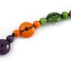 Avalaya Multicoloured Wood Button Bead Long Necklace - 110cm Long