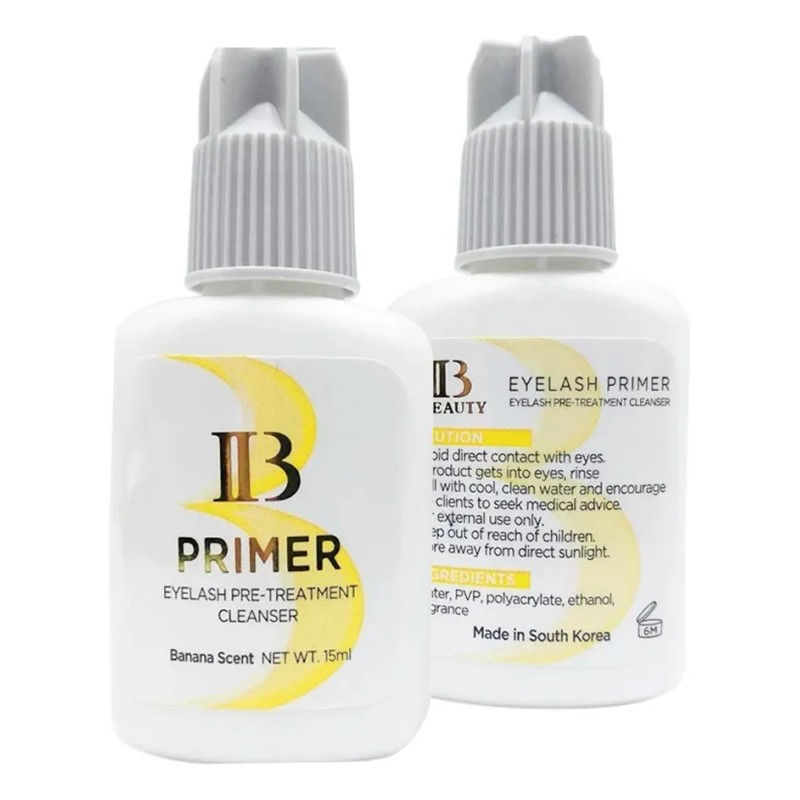 Primer Transparente Para Pestañas 1x1 IB 15ml Hipoalergénico Resistente Agua