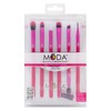 MODA Beautiful Eyes Pink 7pc Makeup Brush Kit – Travel
