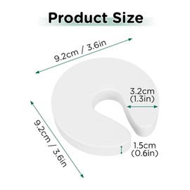 6 Pack Baby Door Guard & Slam Stopper Foam Finger Protector Anti-Pinch Door Safety for Children Soft Door Silencer Prevents Slamming & Pinch Injuries