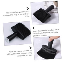 FOMIYES Barber's Essential 2pcs Neck Cleaning Brush Soft Nylon Bristles Hair Salon Hairbrush Tool