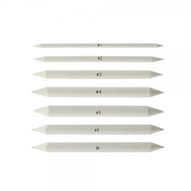 Creative Mark Blending Stumps - Solid Double-Ended Pointed Blending Stumps Made with Soft Gray Paper Easily Sharpened or Sanded - [Size 2-12 Count]
