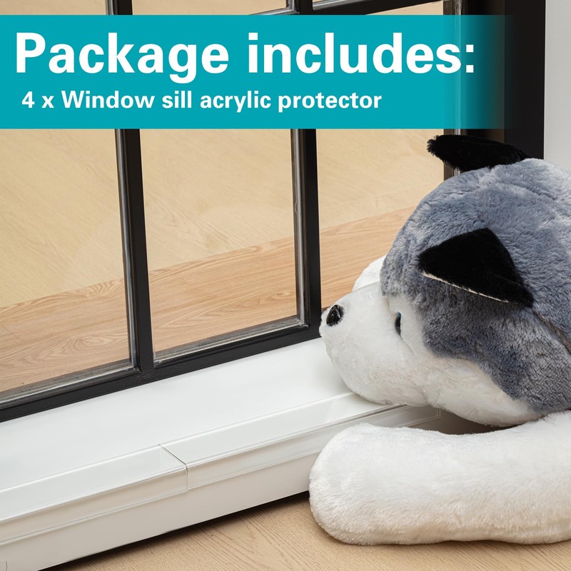 Wenqik 4 Pcs Window Sill Protector from Dog 14.75 ''