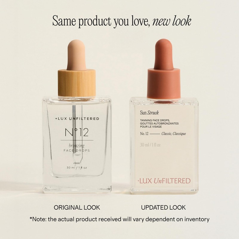 + Lux Unfiltered N°12 Sun Struck Bronzing Face Tanning Drops