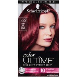 Schwarzkopf Schwarzkopf Color Ultime Permanent Hair Color Cream, 5.22 Ruby Red, 1 Count