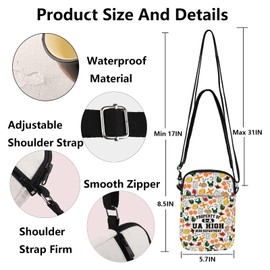 G2TUP Anime Lover Crossbody Bag Anime Character Gifts Manga Shoulder Bag Manga Gift (1-A CA)