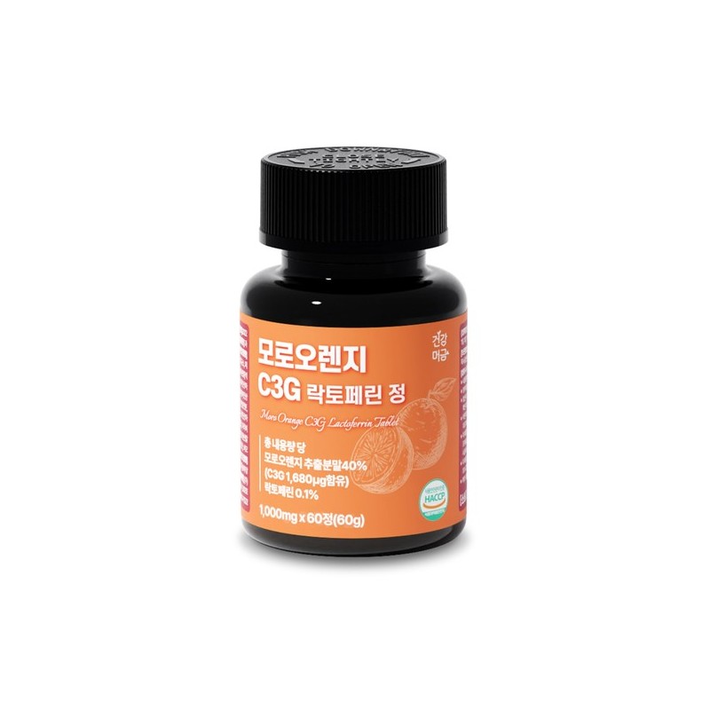 [Geonjangmeogeum] Moro Orange C3G Morosil Morosil Lactoferrin 60 Tablets 1+1