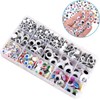 750 Ojos Móviles Autoadhesivos de Plástico para Manualidades y Peluches