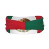 Mexico Mexican Flag Headband Stylish Yoga Exercise Hairbands Breathable Sweatbands