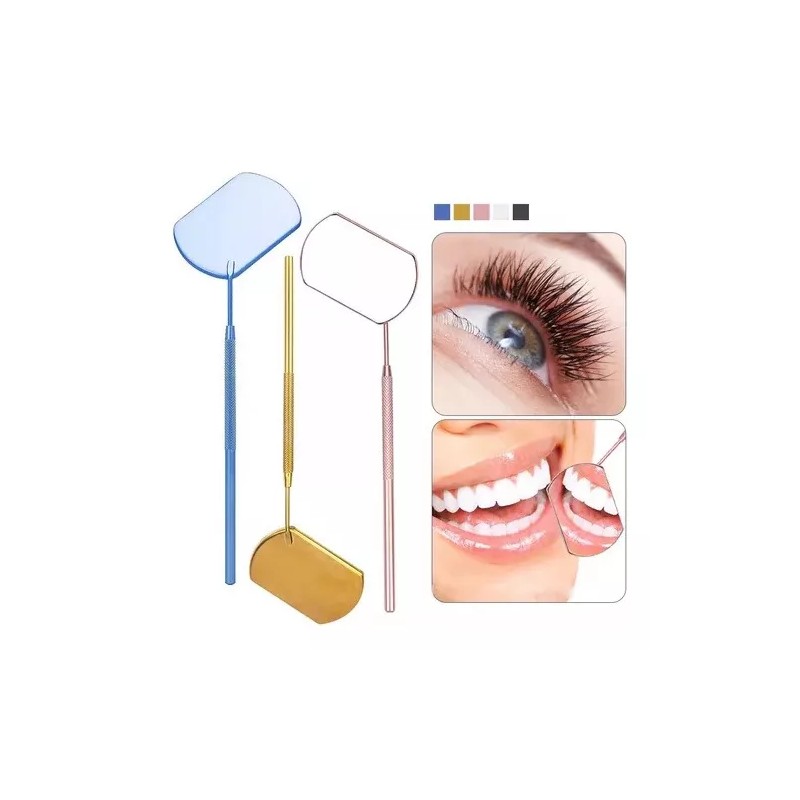 May Espejo Mano Para Inspección Extensiones De Pestañas 1x1 May