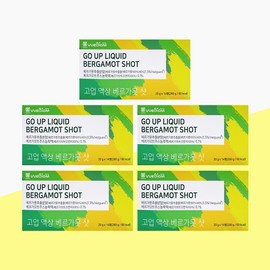stomach biome Gastric Biome Goup Liquid Bergamot Shot 20g x 14 bottles x 5 boxes liquid polyphenol / 위바이옴 고업 액상 베르가못 샷 20g x 14병 x 5박스 액상 폴리페놀