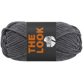 LANA GROSSA The Look Velvety Soft and Sturdy Chenille Yarn Hand Knitting Yarn Made of 100% Polyester 100 g Wool for Knitting and Crocheting 120 m Yarn