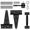 HAPPYGATE Fence Gate Hardware Kit, Heavy Duty Gate Kit for