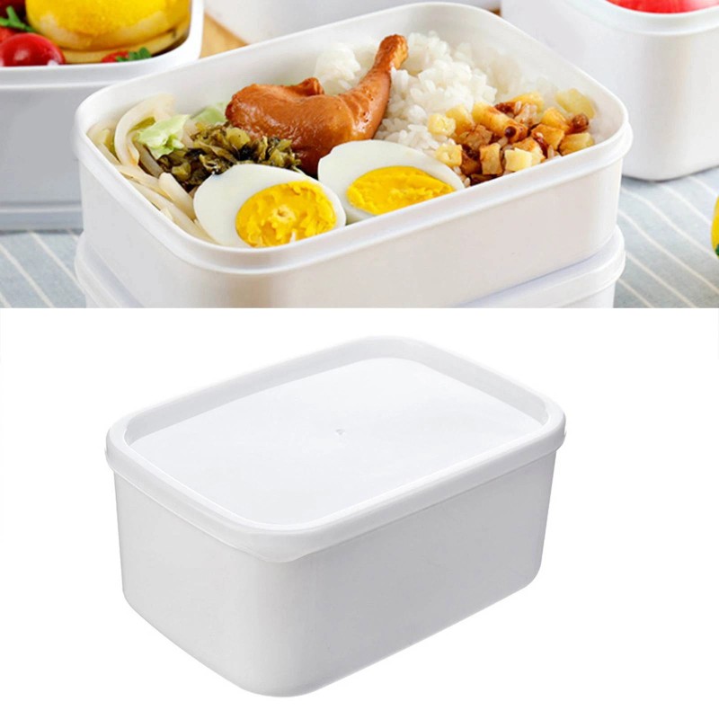 Unbranded Fridge Storage Box Plastic Box 1400ml Microwave Safe For