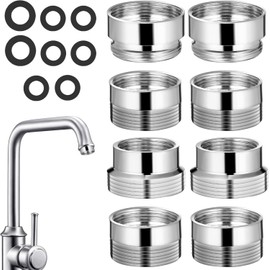 OSALADI Adaptador Aireador De Grifo Y Adaptador Para Grifo De Cocina Kit Macho Hembra Para Filtro De Agua 8 Piezas Para Lavabo Cocina Y Cuarto De Servicio