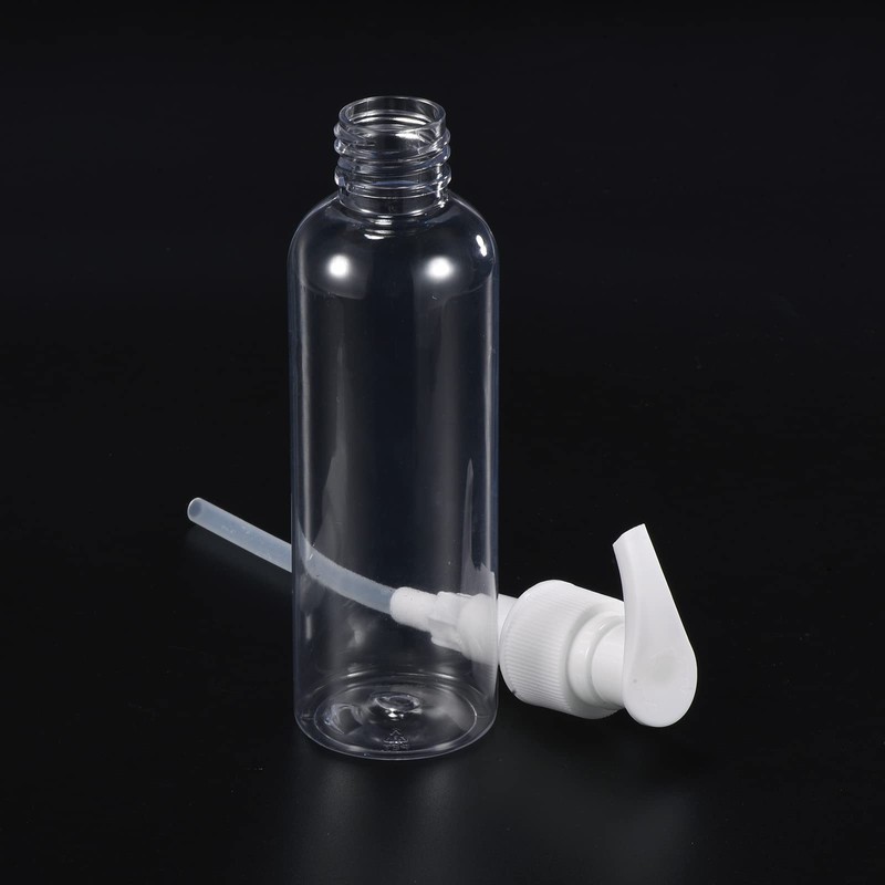 PATIKIL 150mL Airless Pump Bottle, 3 Pack Portable Refillable Dispensing