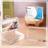 Xuhal Acrylic Business Card Frame 2.5 x 3.5 inch Clear