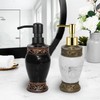 Bathroom Decor Accessories Set,4 PCS including Soap Dispenser, Toothbrush Holder,
