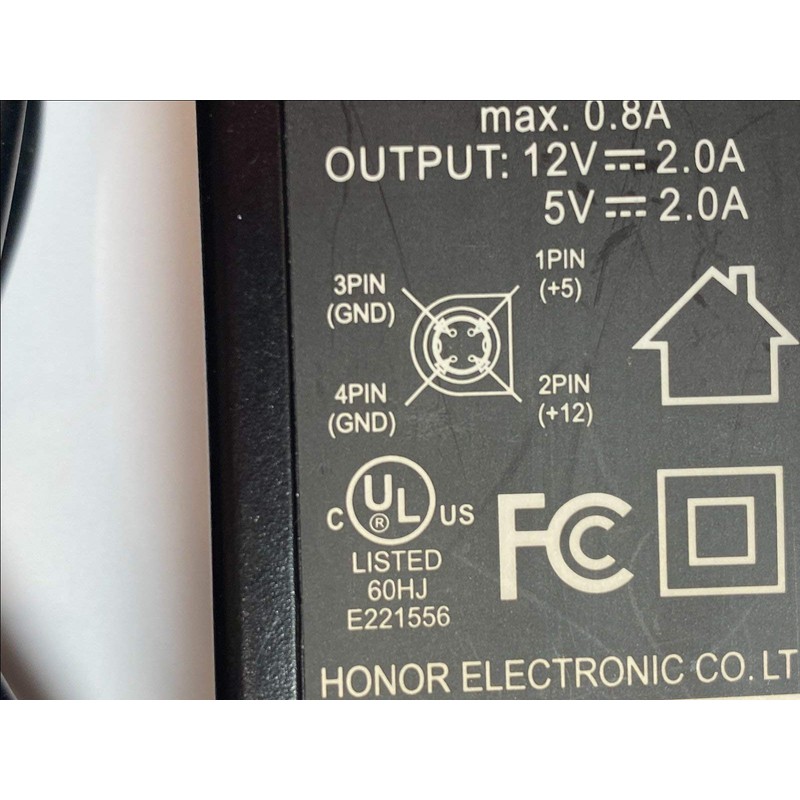 Replacement for DIXIETREE 12V 2A 5A 2A 4 Pin Plug